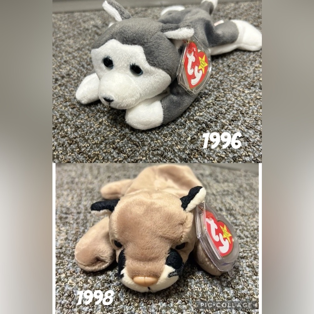 Two Vintage Ty Beanie Babies